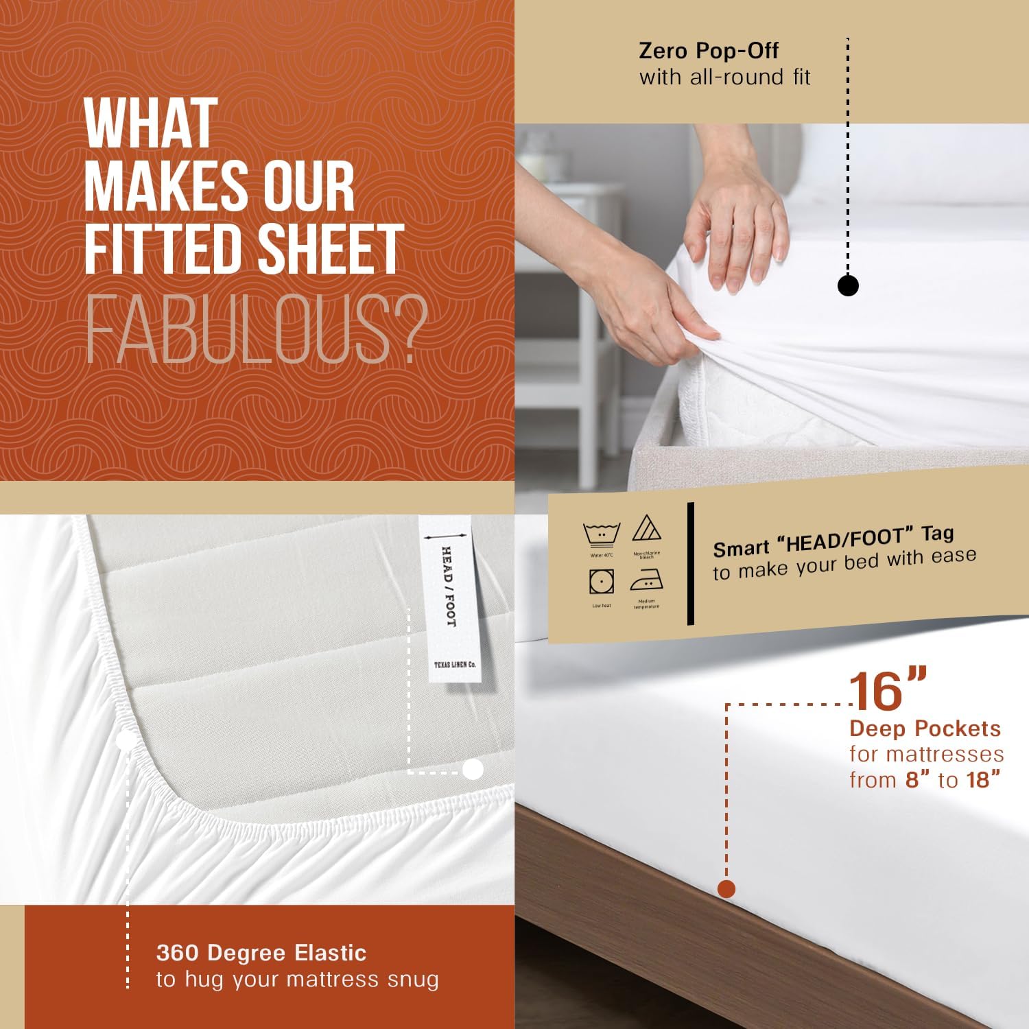Luxury Egyptian Cotton Cal King Sheet Set - 600TC Navy Blue