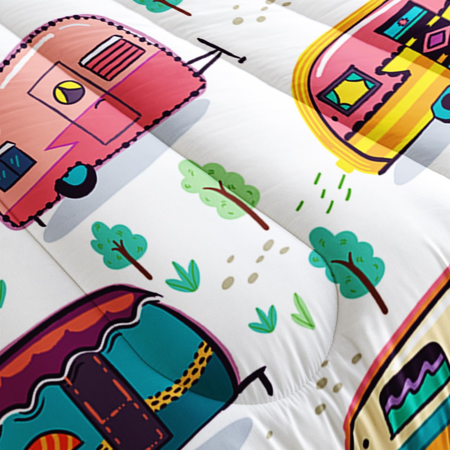HOSIMA Forest Printed Comforter Set for Kids