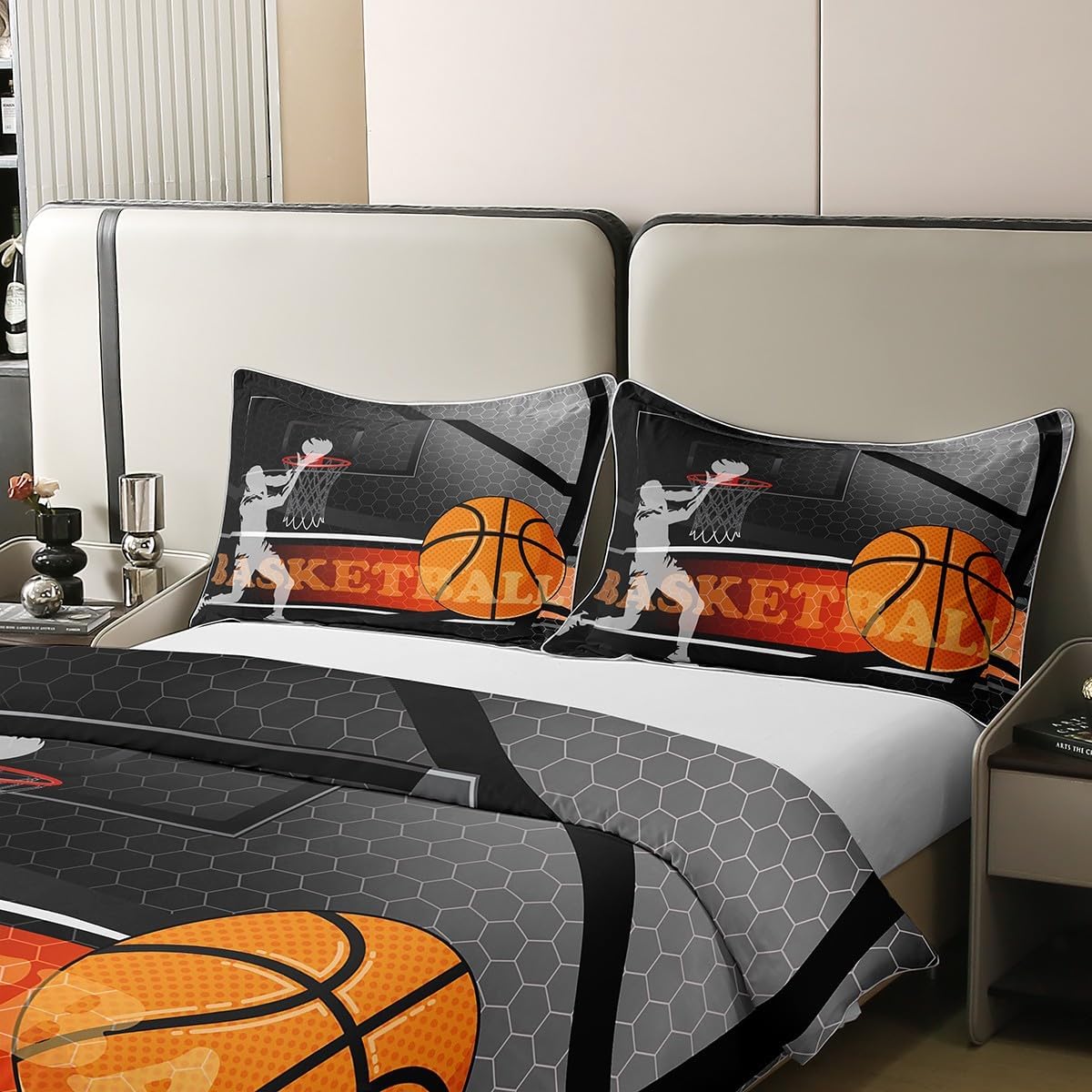 Erosebridal Basketball Duvet Cover Set Twin