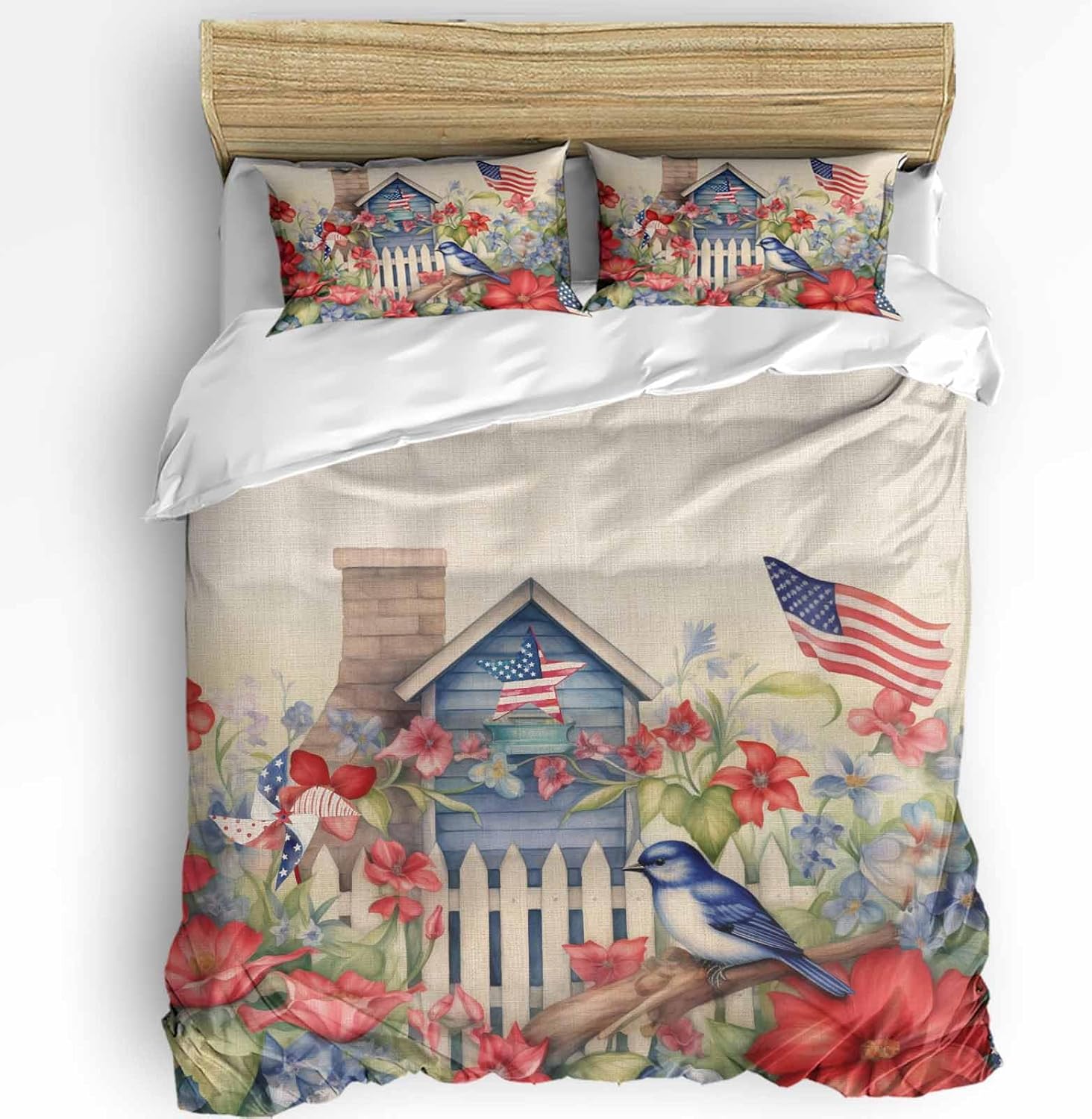 ZOE GARDEN Independence Day Duvet Cover Set 1