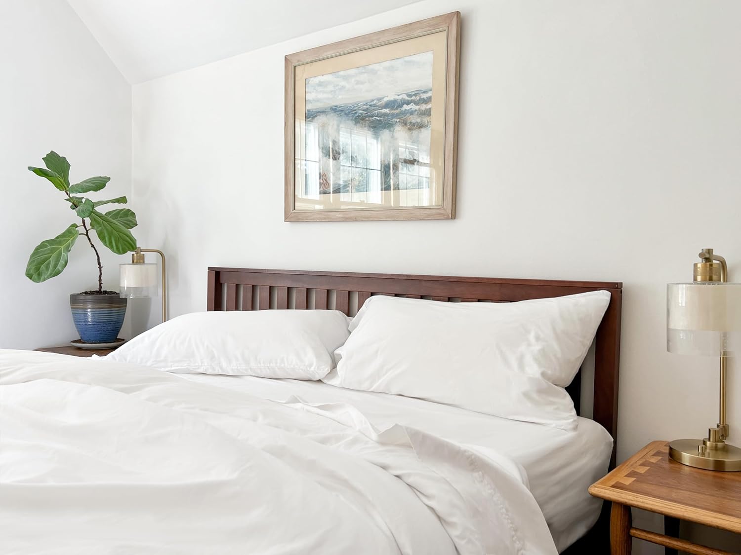 Organic Cotton Mart Twin XL Percale Sheets - GOTS Certified Hypoallergenic Breathable
