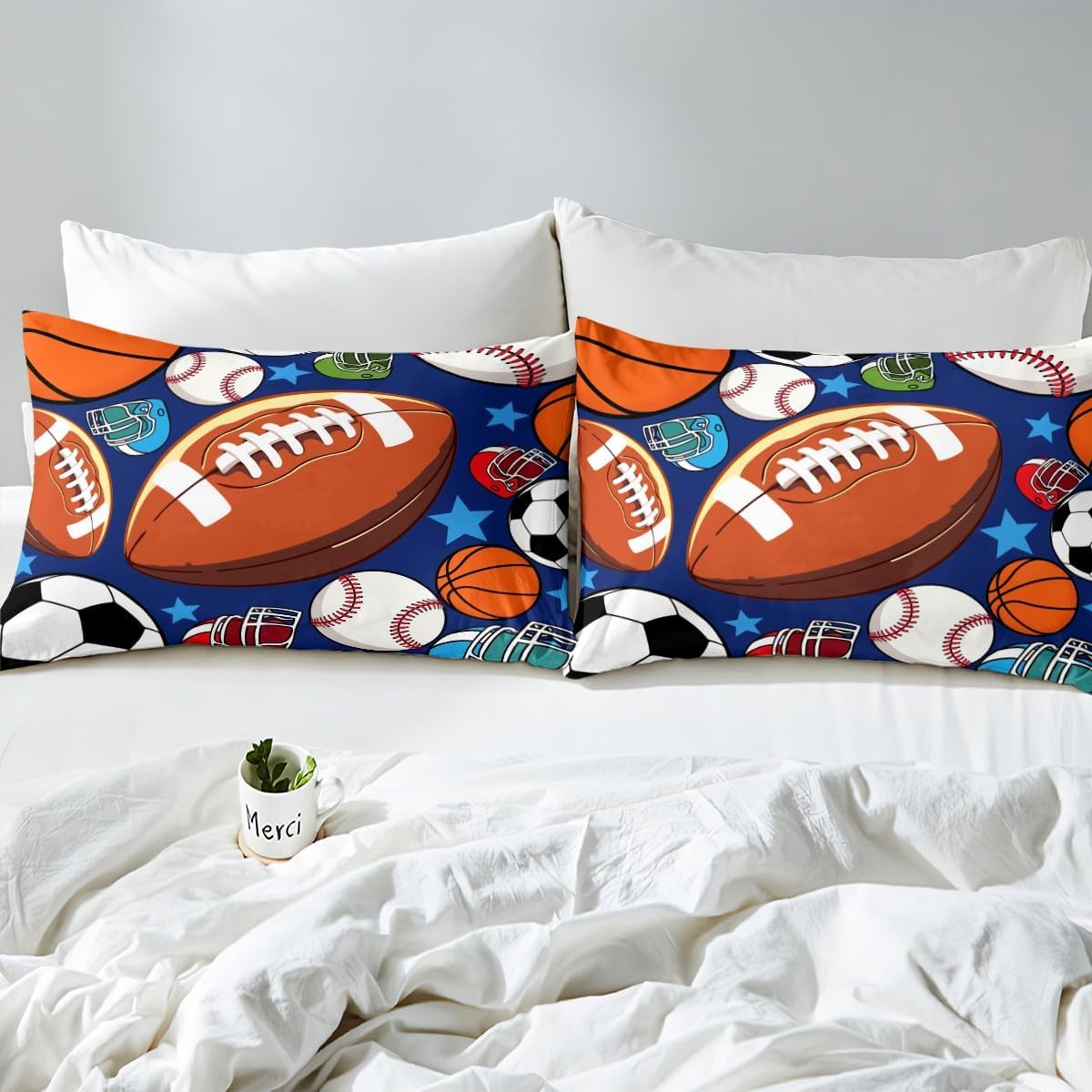 Erosebridal Basketball Duvet Cover Set