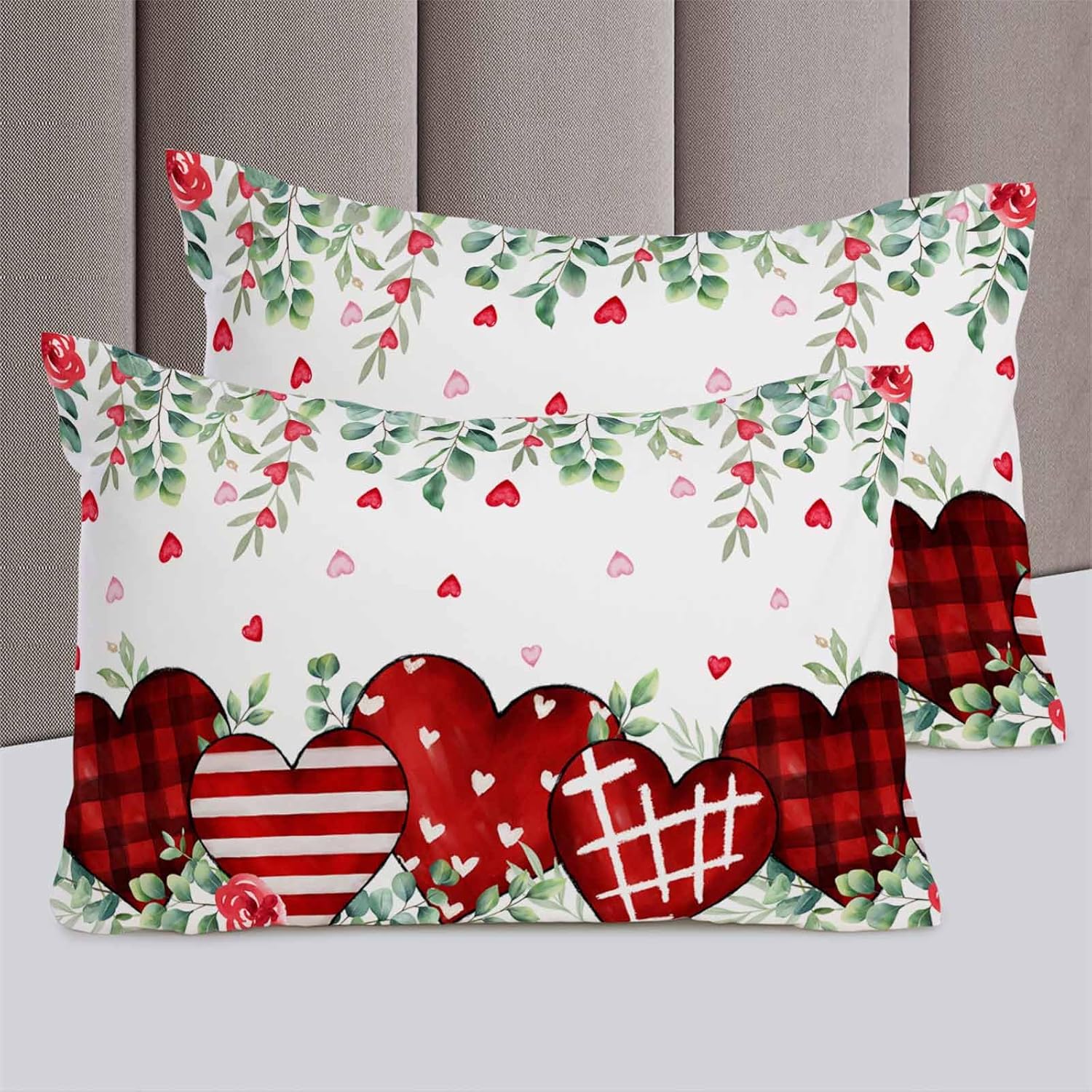 ZOE GARDEN Valentines Day Queen Duvet Cover Set 3PCS