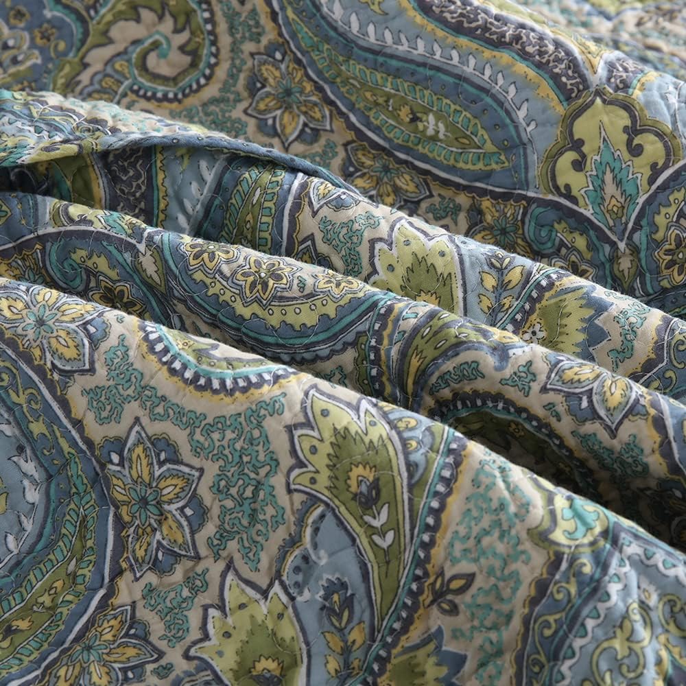 Autumn Dream Cotton Quilt Set 3-Piece King Size