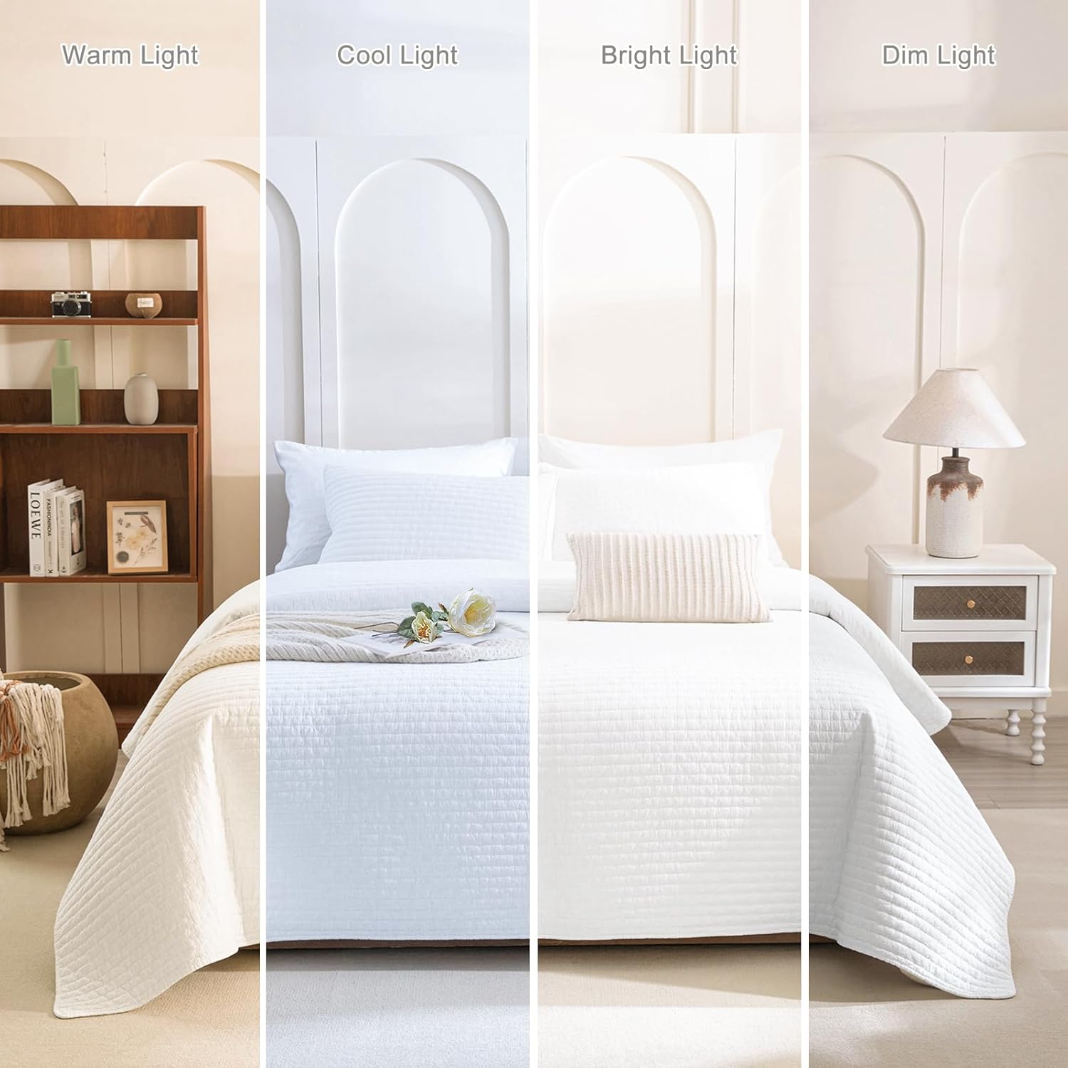 Masaca Oversized King Bedspread Set 3 Pieces