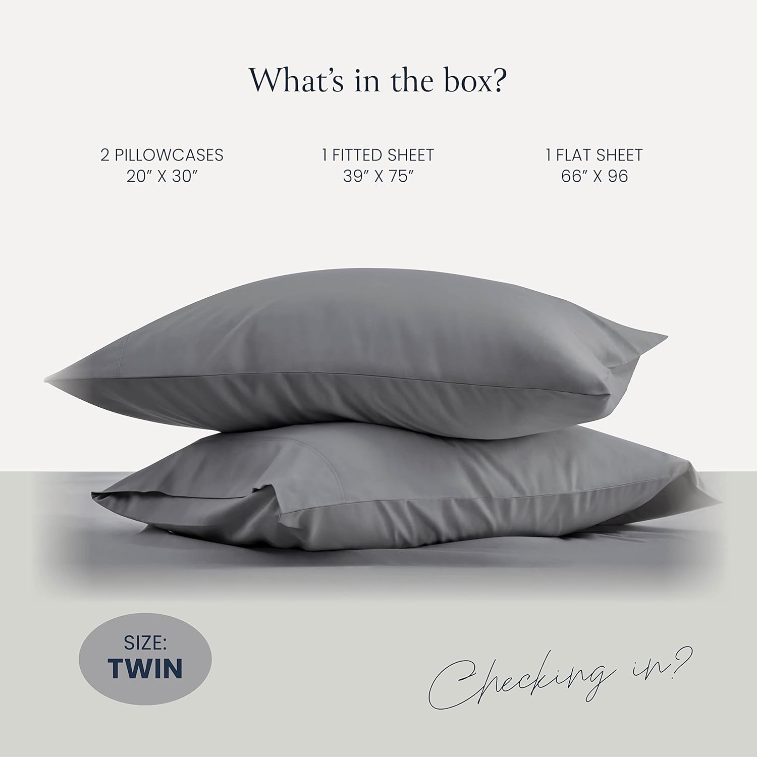 BELADOR Silky Soft Sheet Set - 4-Piece Luxury Hotel Twin
