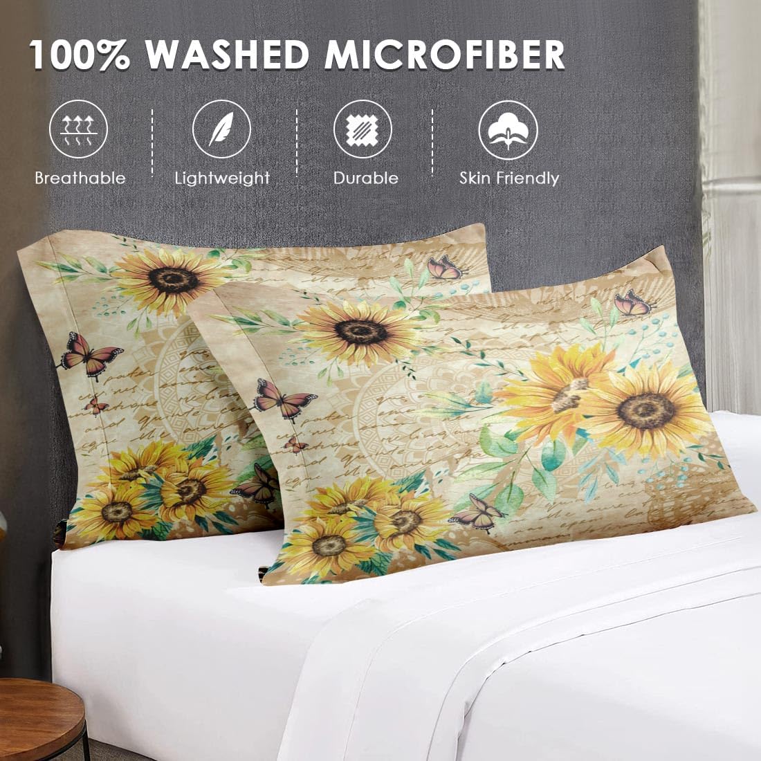 WeCozy King Size Comforter Set with 2 Pillowcases 1