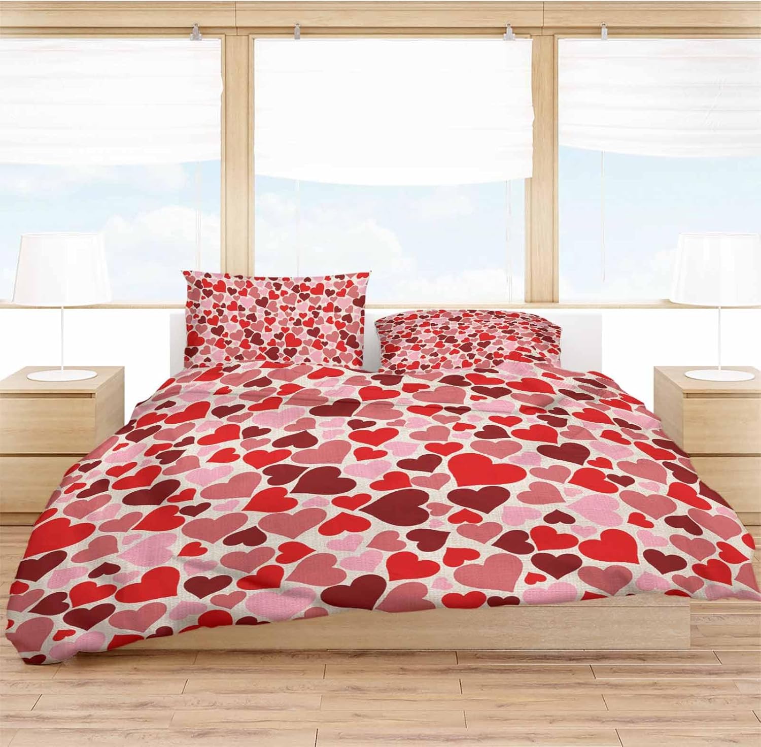 ZOE GARDEN Valentines Duvet Cover Set