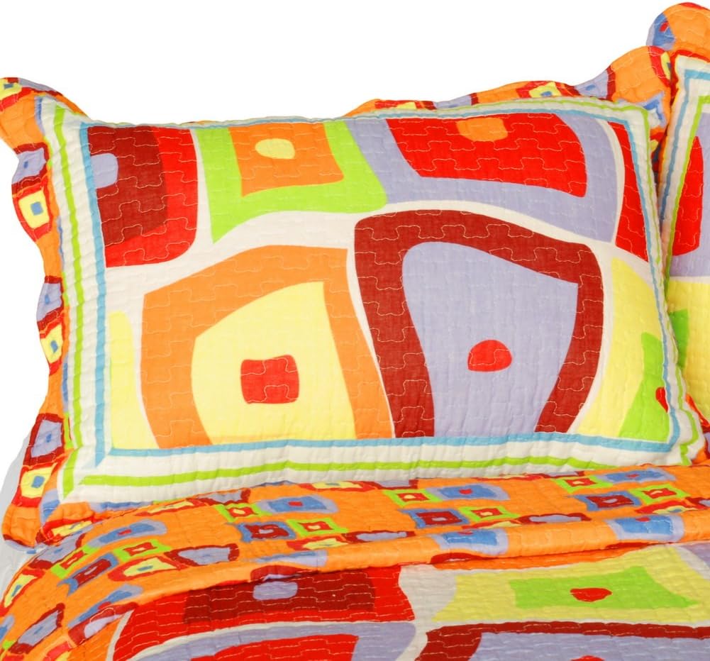 Blancho Bedding Sparks Fly 3PC Quilt Set