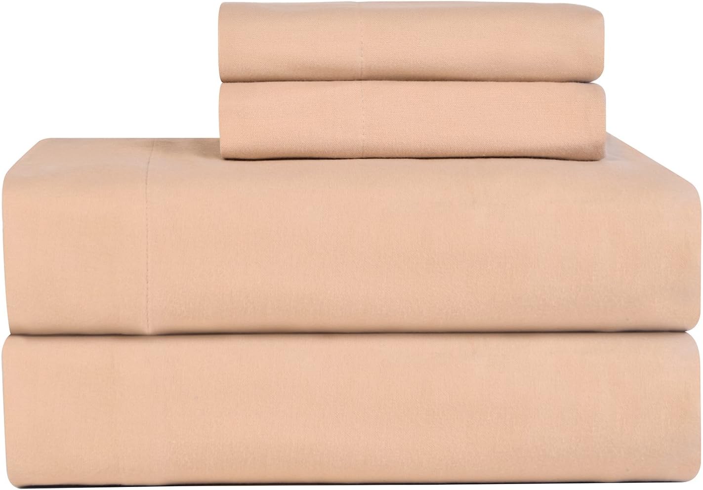 Celeste Home Ultra Soft Flannel Sheet Set Twin XL Sand
