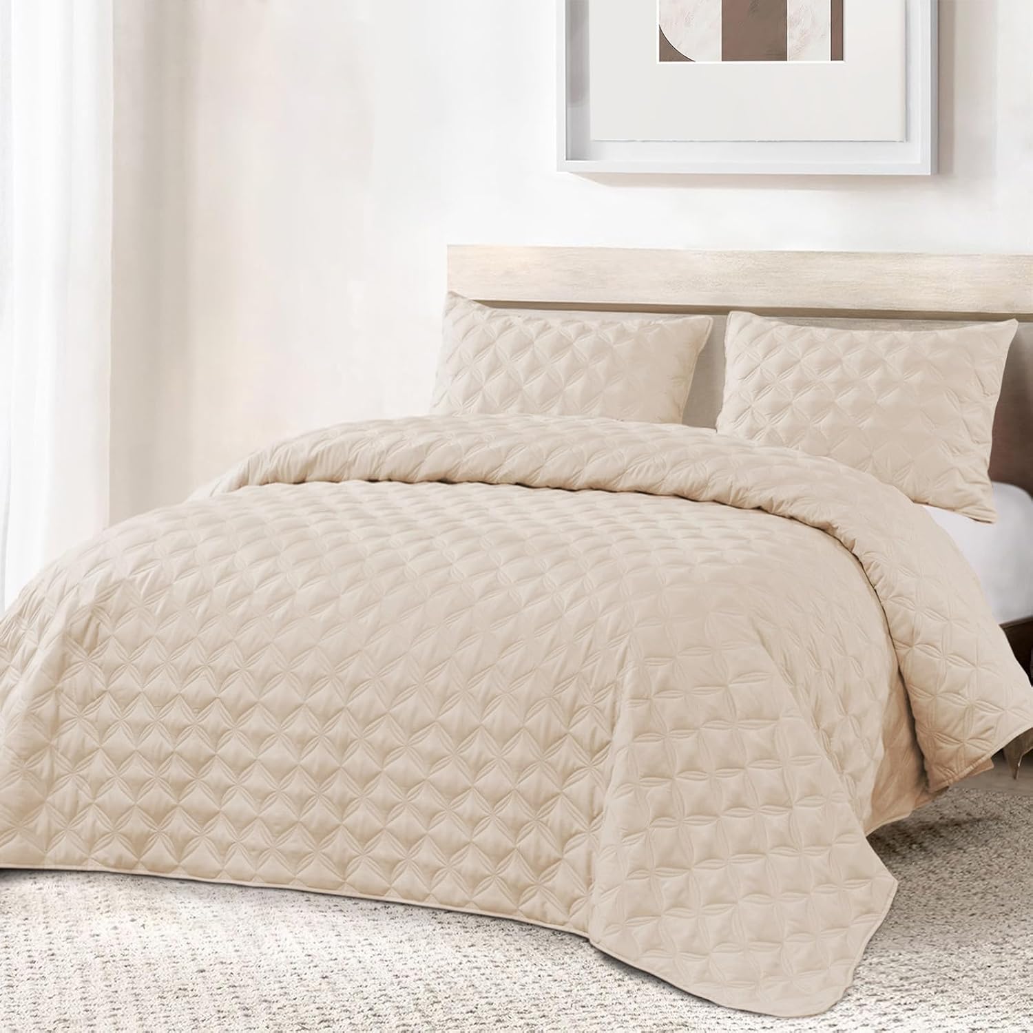Exclusivo Mezcla Full Queen Quilt Set 3 Pieces
