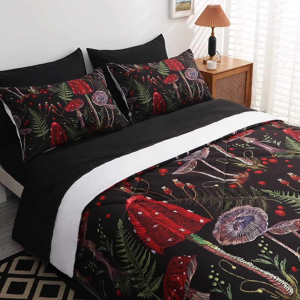Gusuhome 7 Piece Mushroom Comforter Set