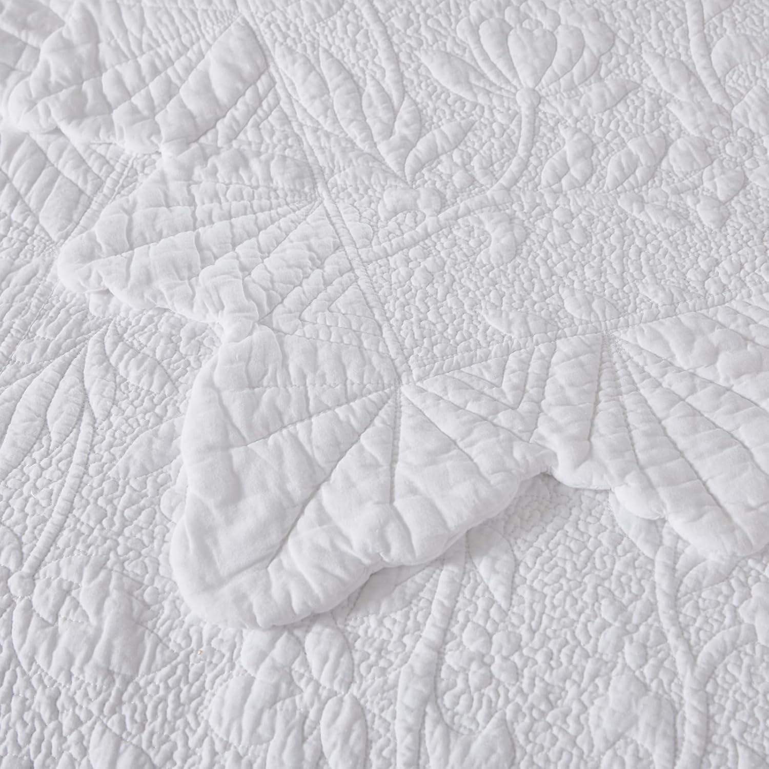 Brandream Luxury Matelasse Quilt Set 3-Piece King Size