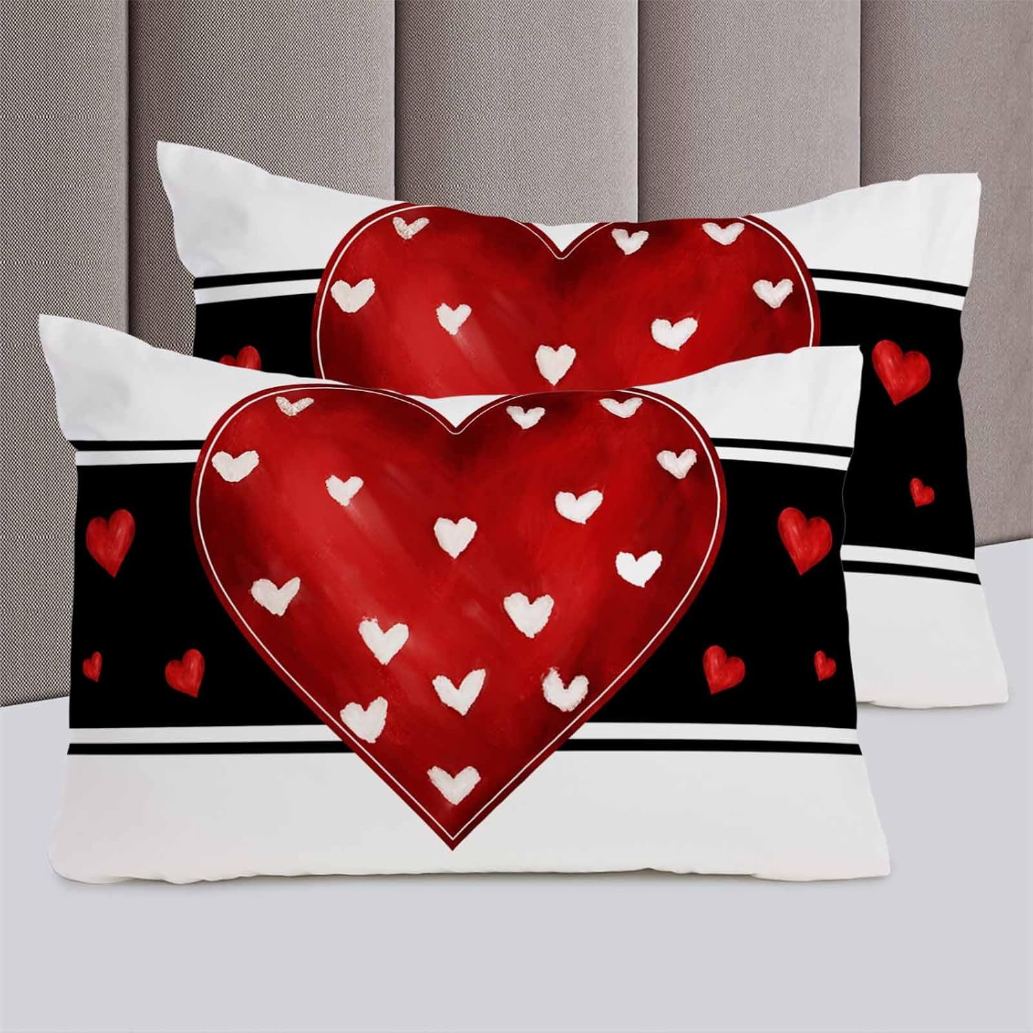 ZOE GARDEN Valentines Day Cal King Duvet Cover Set 1