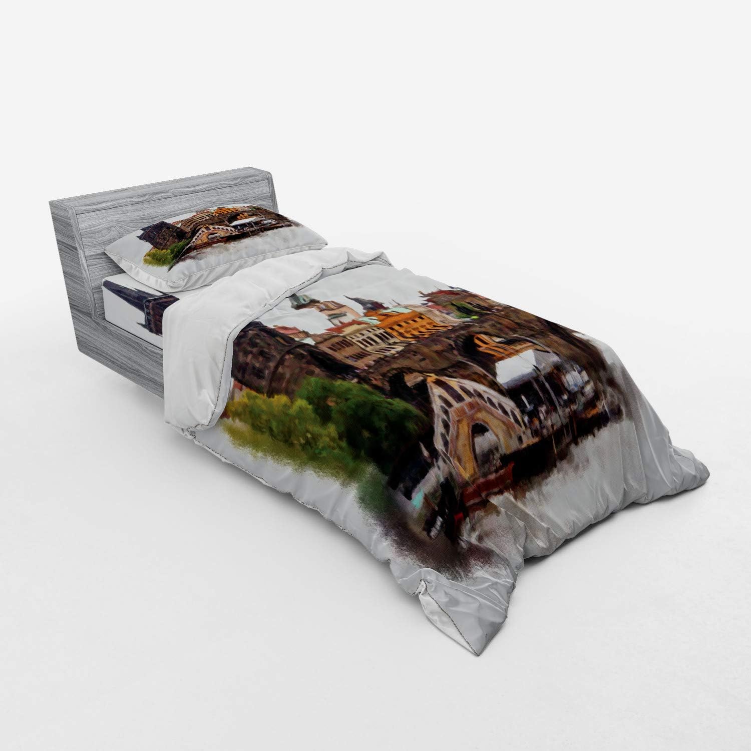 Ambesonne Scenery Duvet Cover Set 3 Piece Twin XL