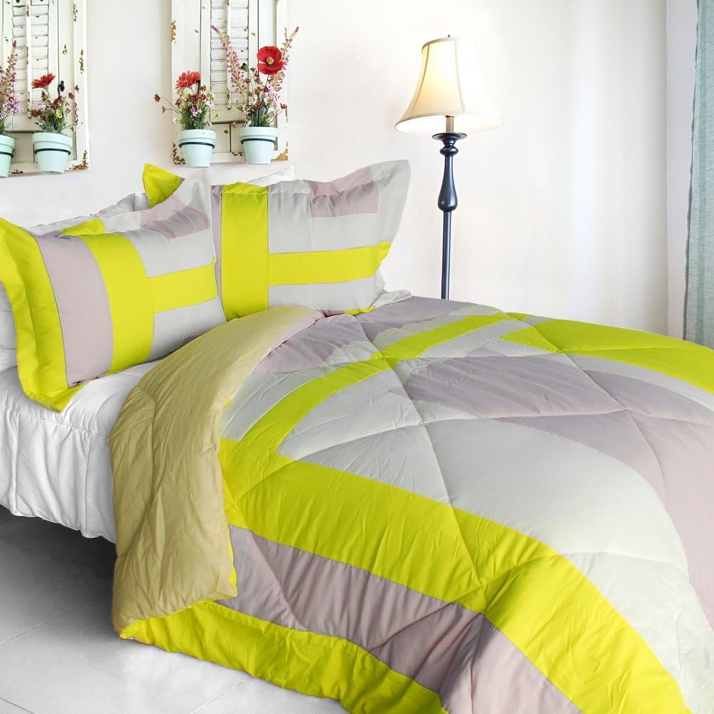 Onitiva Love of Bedford Quilted Patchwork Comforter Set Twin 1