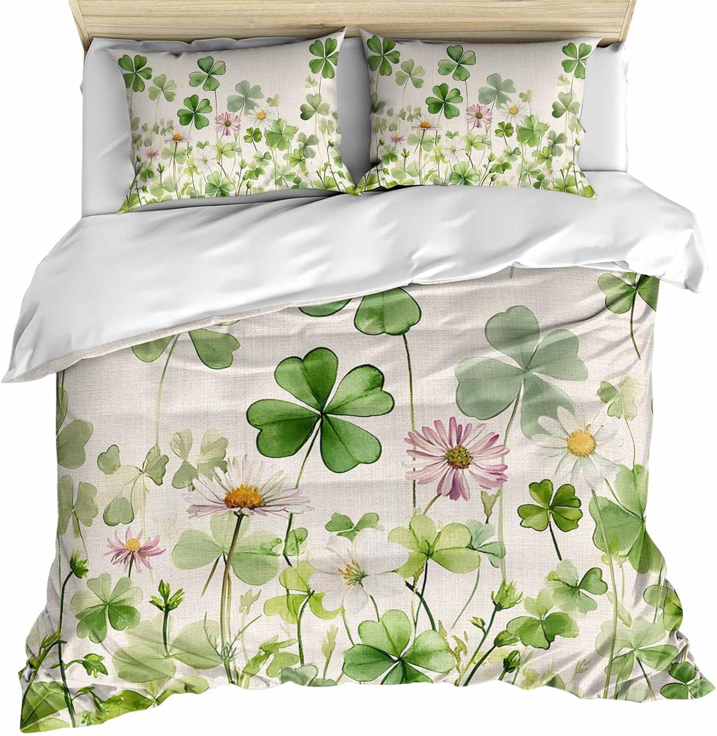 ZOE GARDEN St Patricks Day Duvet Cover Set 3-Piece