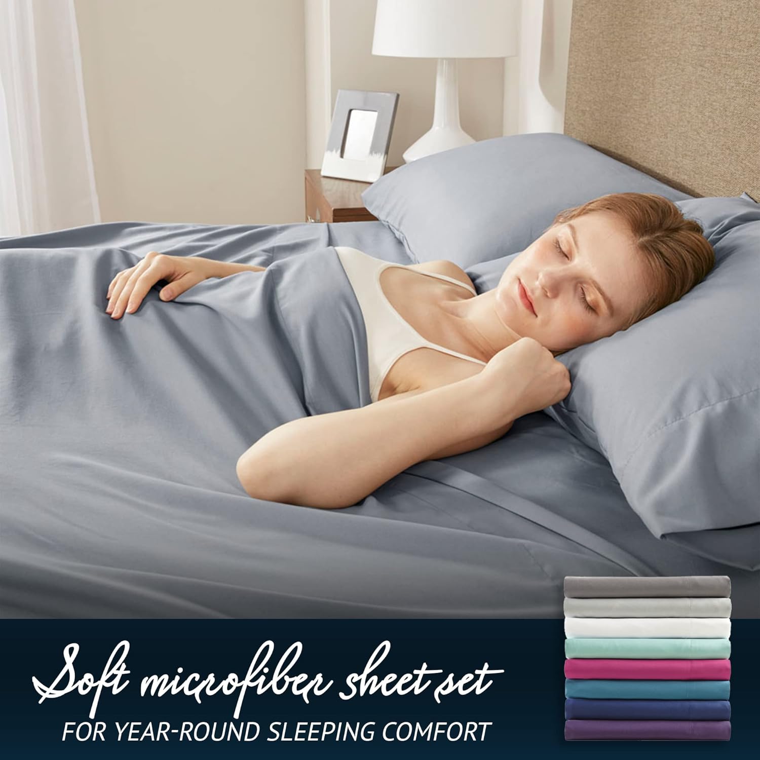Comfort Spaces CS20-0116 Microfiber Sheet Set