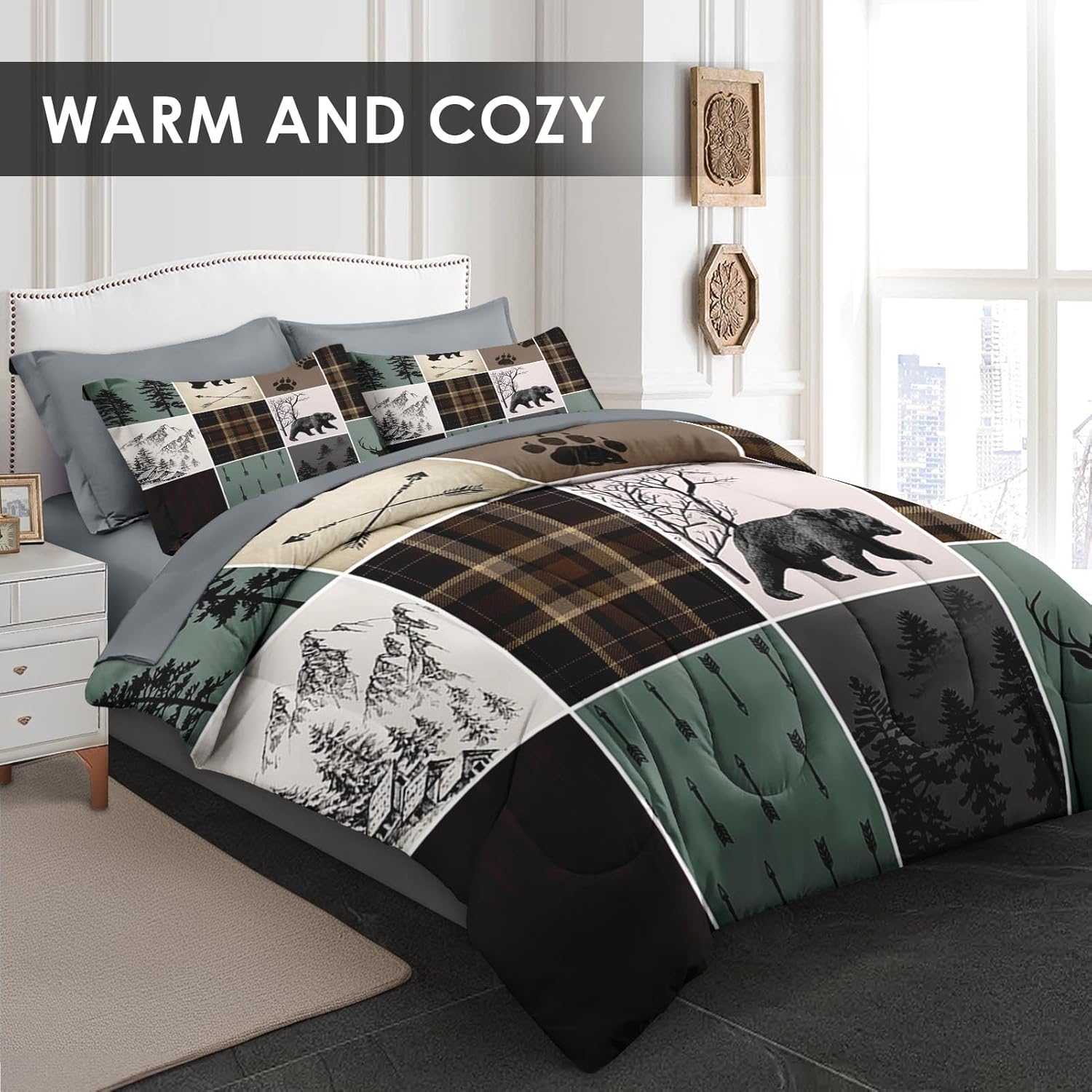 7 Pcs Comforter Set for Kids and Adults