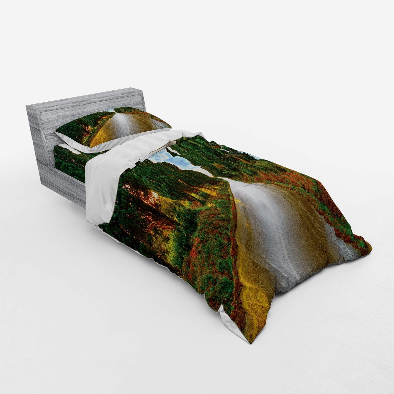 Ambesonne Italian Duvet Cover Set Multicolor