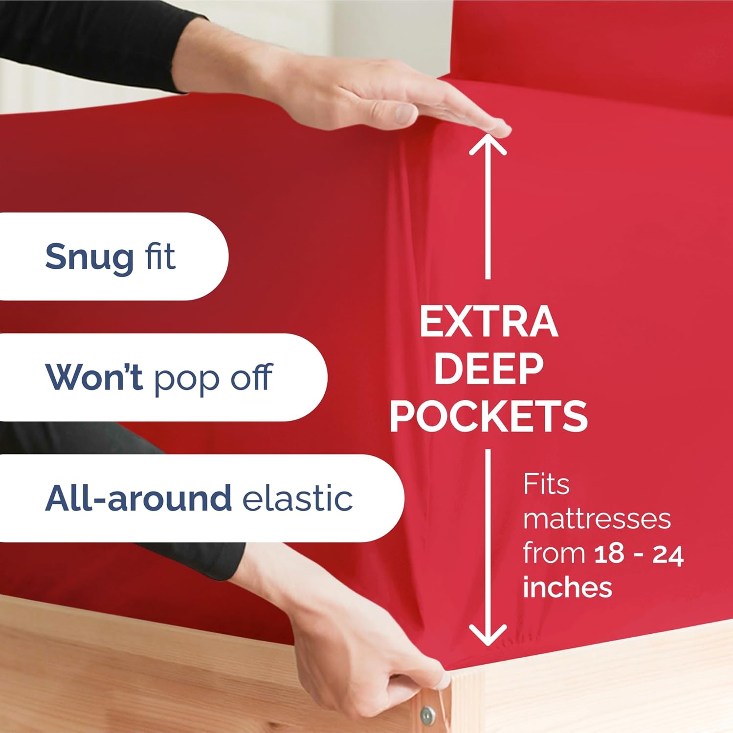CGK Unlimited Extra Deep Pocket Split King Sheets Set
