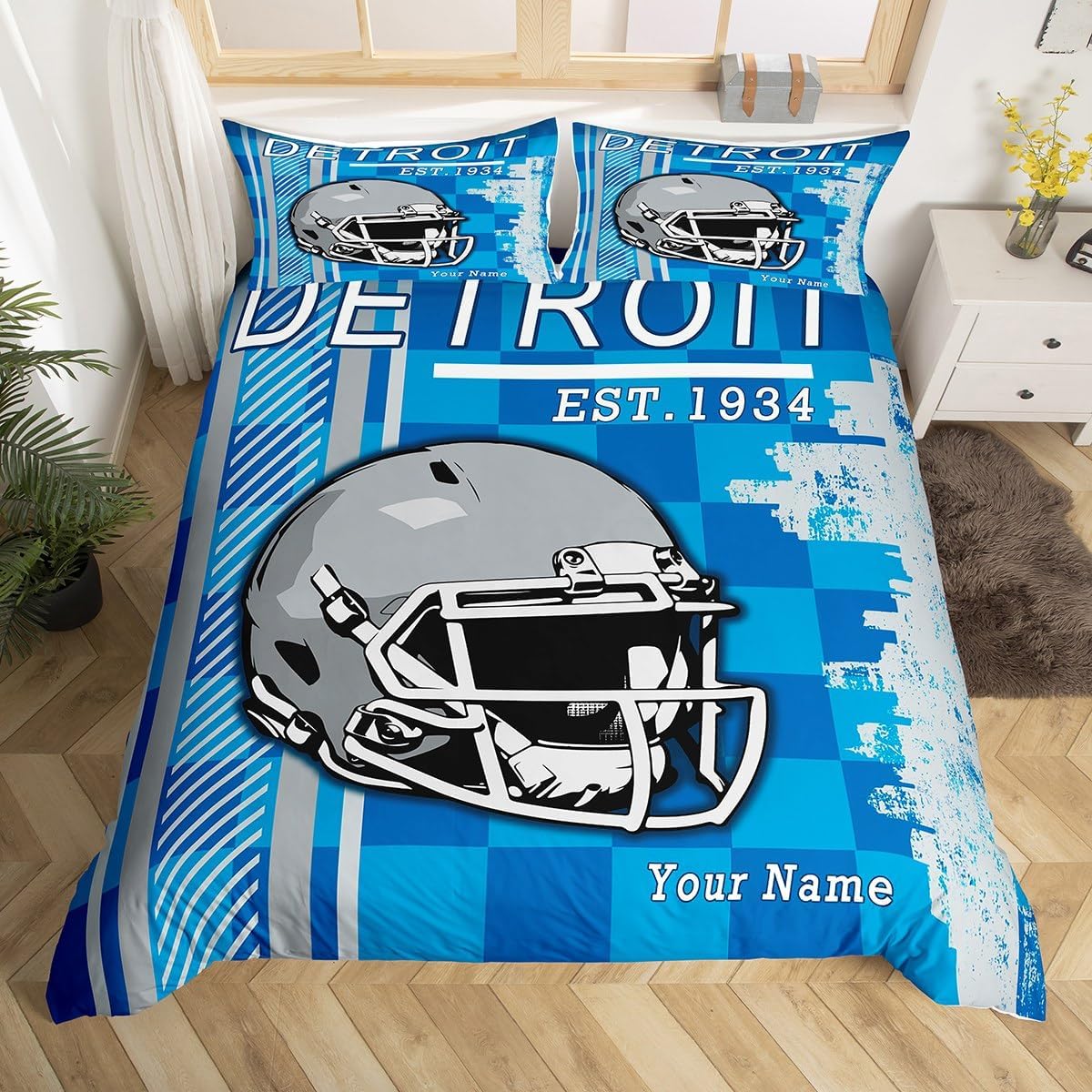 Erosebridal American Football Duvet Cover Set