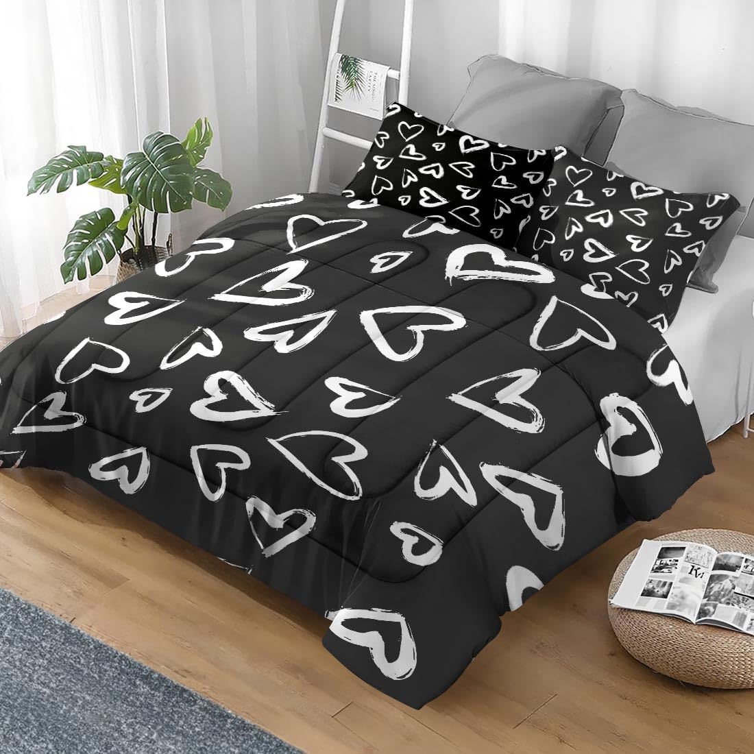 Pamnest Comforter Set King Size with 2 Pillowcases