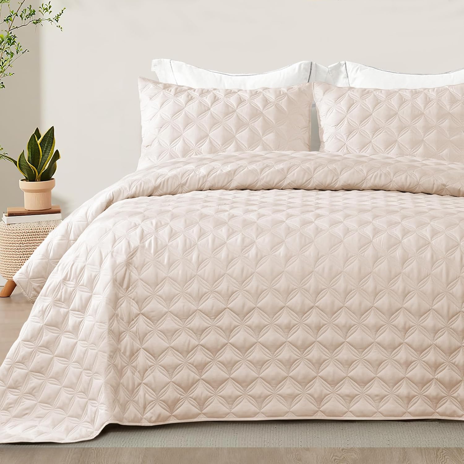 Exclusivo Mezcla Full Queen Quilt Set 3 Pieces