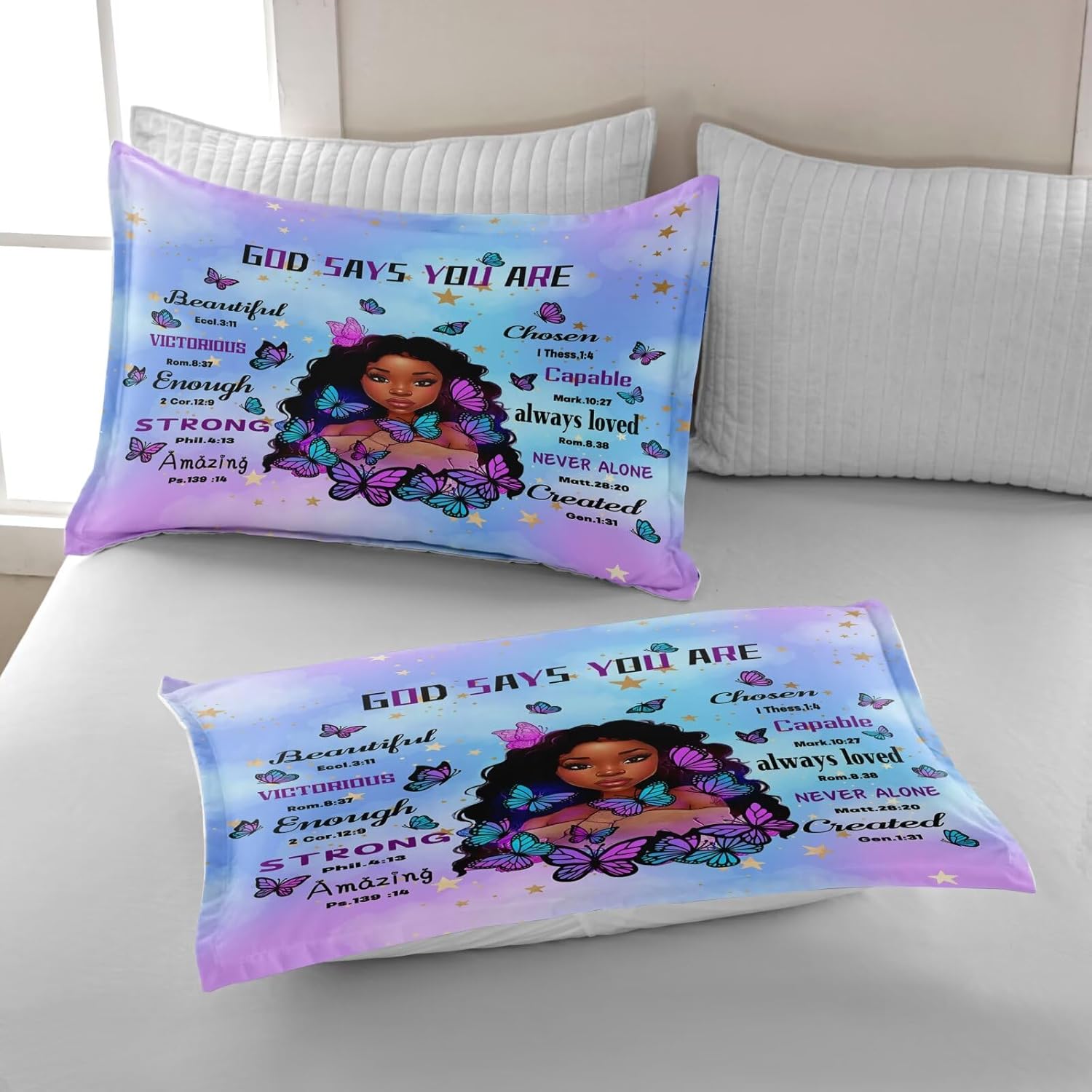 Black Girl Magic Comforter Set Twin Size 1