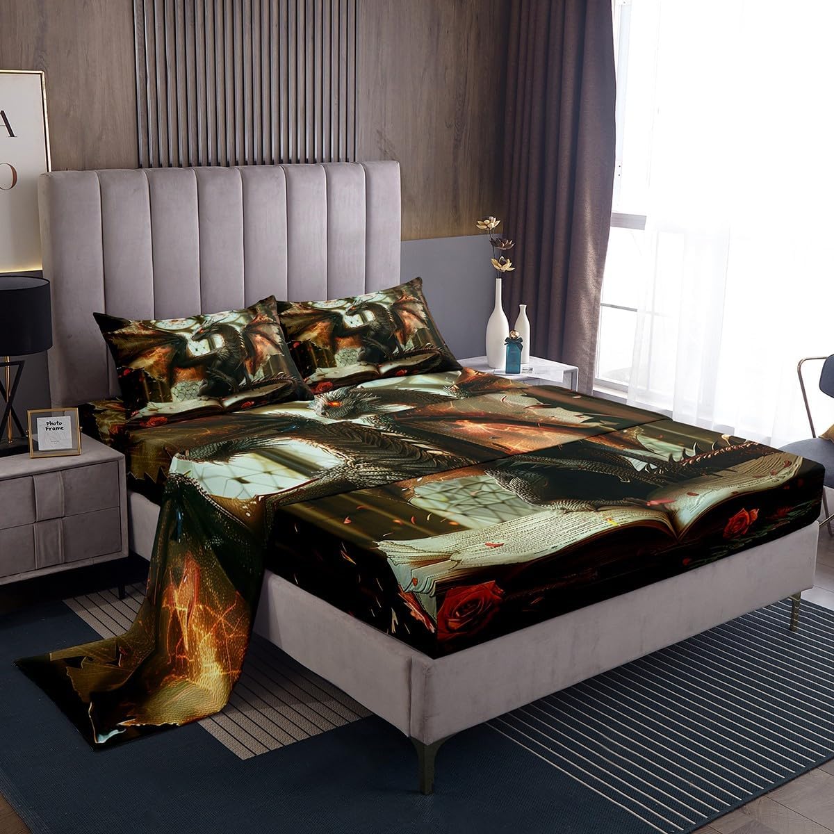 Manfei Gothic Dragon Kids Sheet Set 3pcs