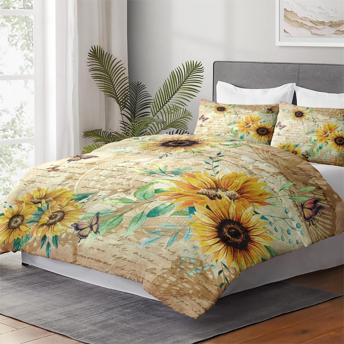 WeCozy King Size Comforter Set with 2 Pillowcases 1