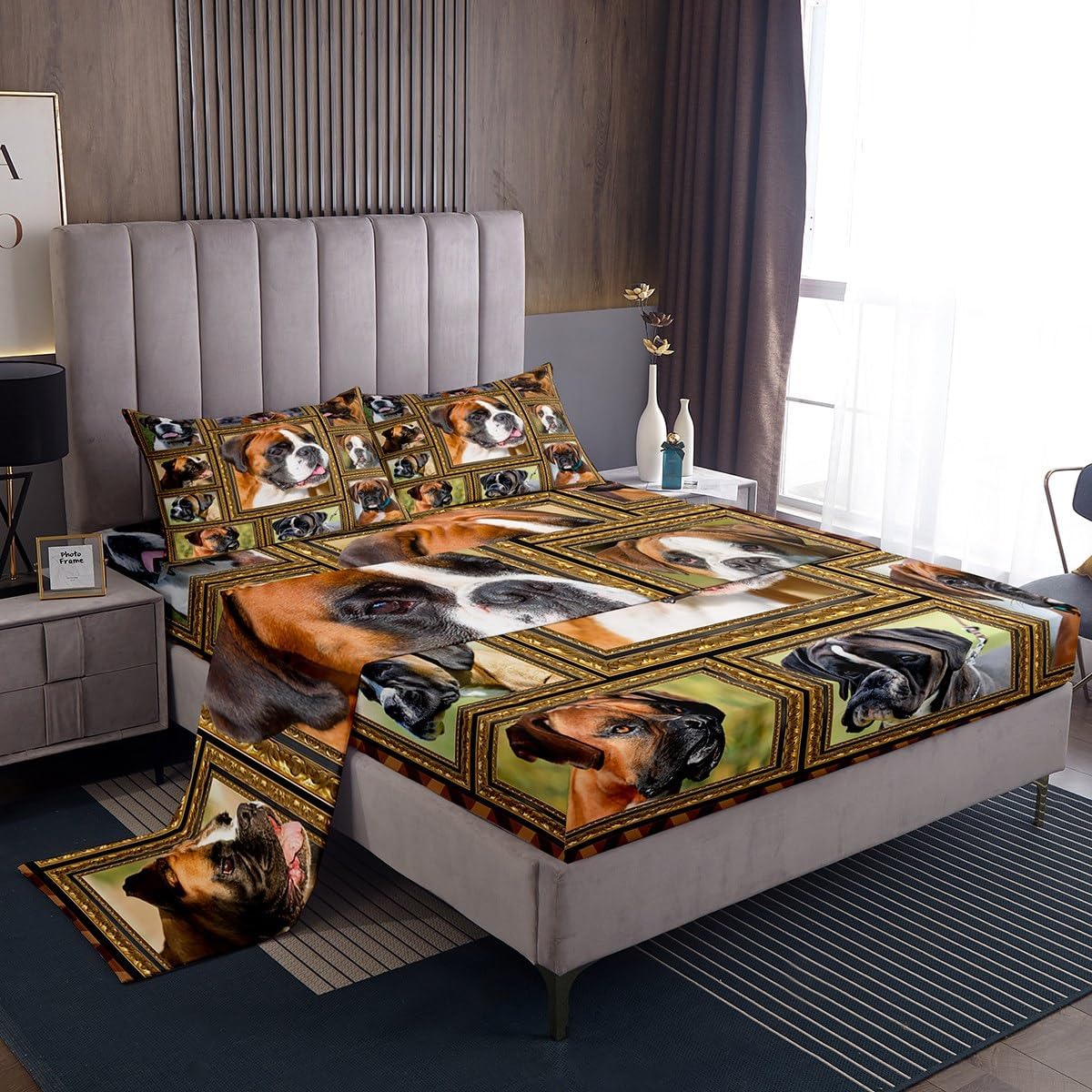 Feelyou King Size Bed Sheet Set with Deep Pockets