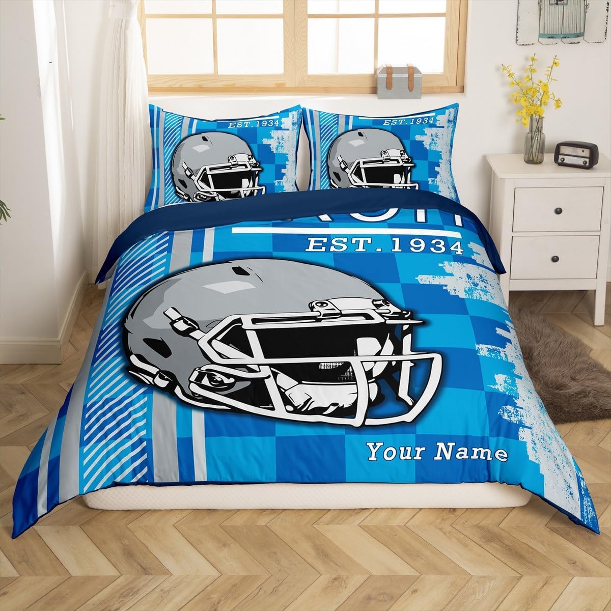 Erosebridal American Football Duvet Cover Set