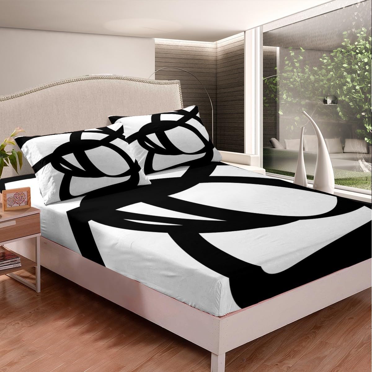 Stripe Line King Size Kids Bed Sheet Set