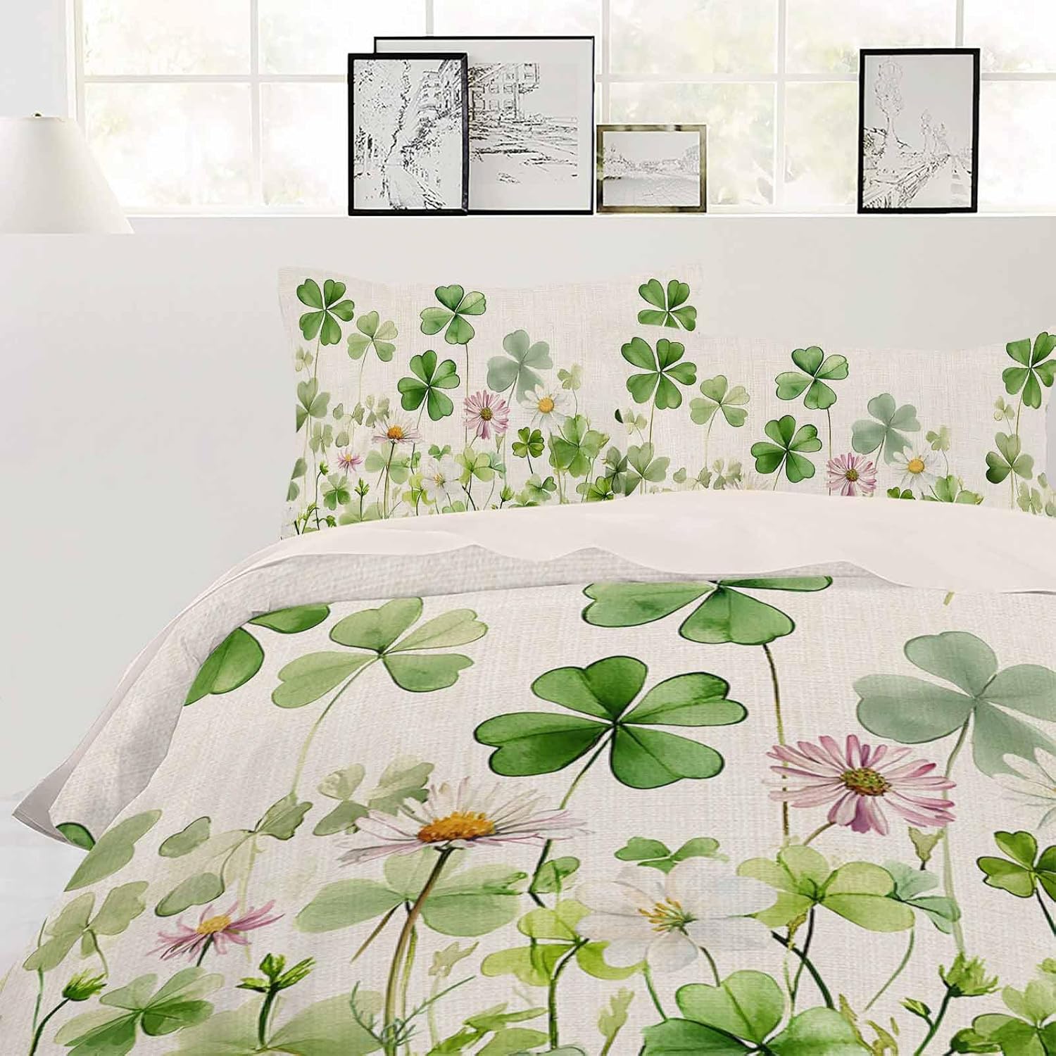 ZOE GARDEN St Patricks Day Duvet Cover Set 3-Piece