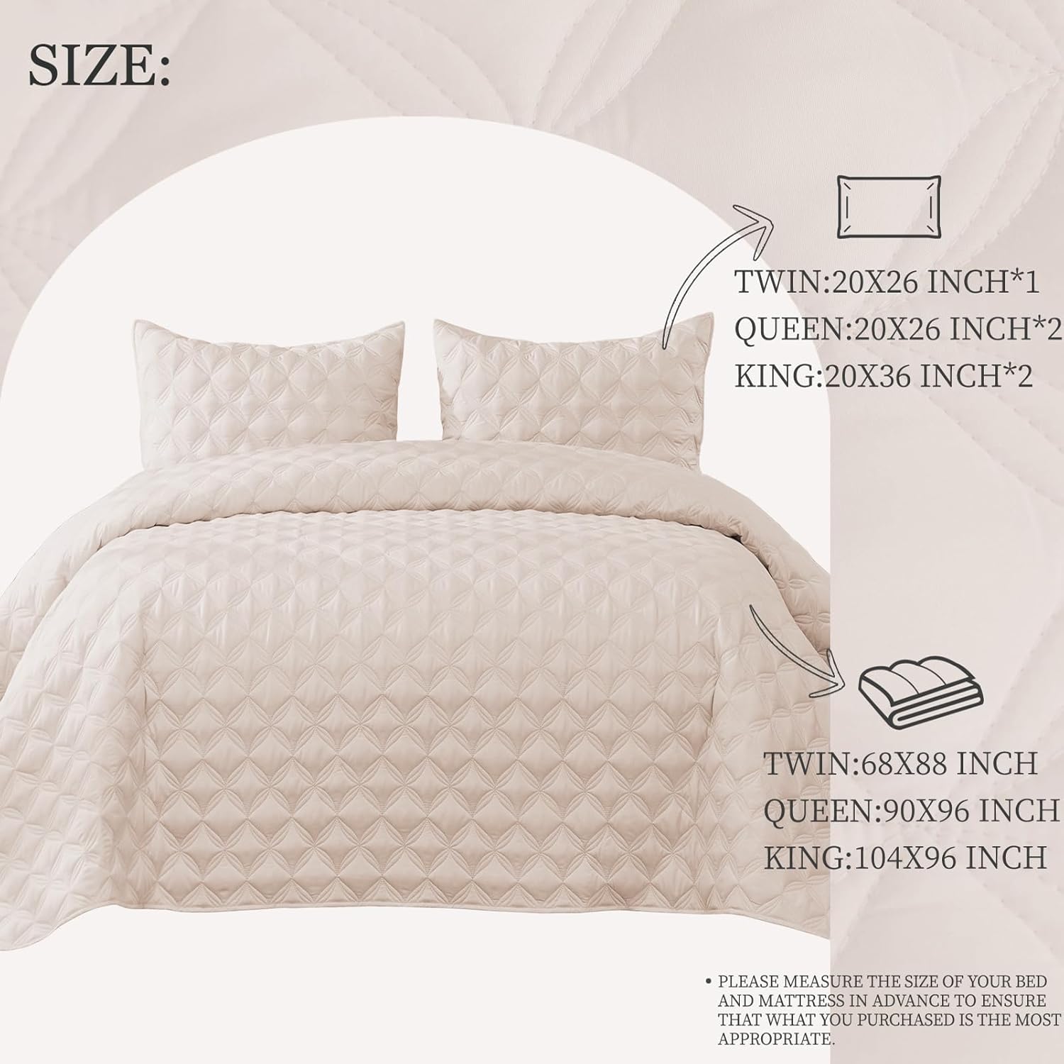 Exclusivo Mezcla Full Queen Quilt Set 3 Pieces