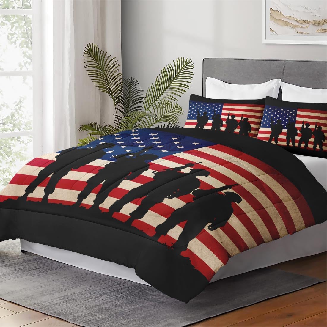 WeCozy Queen Comforter Set with 2 Pillowcases