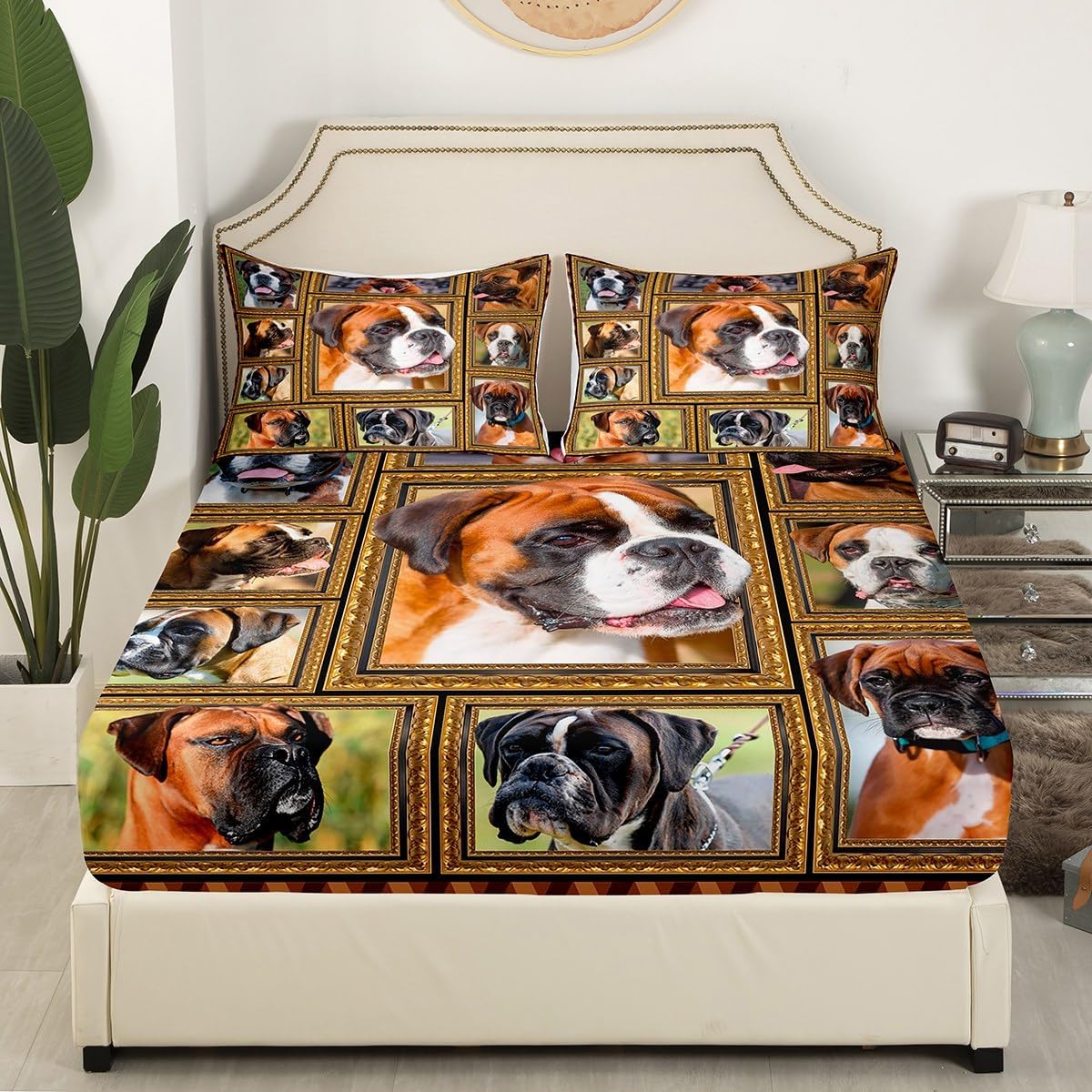 Feelyou King Size Bed Sheet Set with Deep Pockets