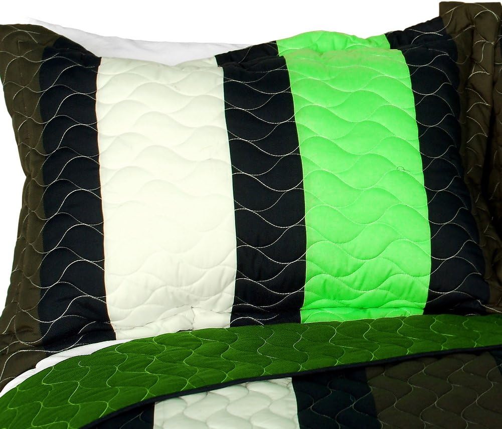 Onitiva Lemon Tree 3PC Quilt Set Full Queen Size