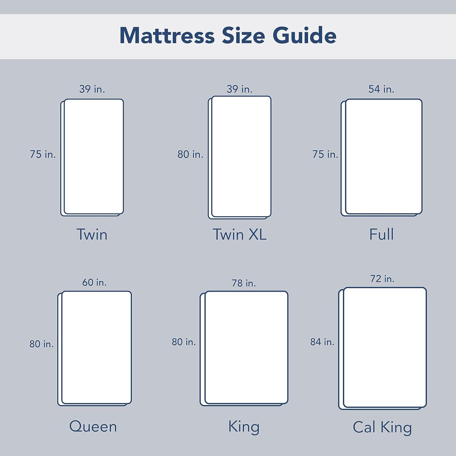 Serta Modern Solid Bed Skirt with 13 Inch Drop White