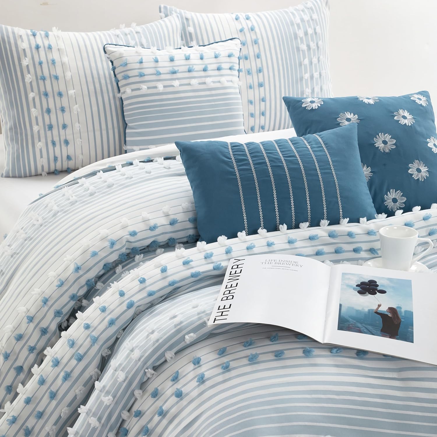 Stratford Park Azure Comforter Set California King 1