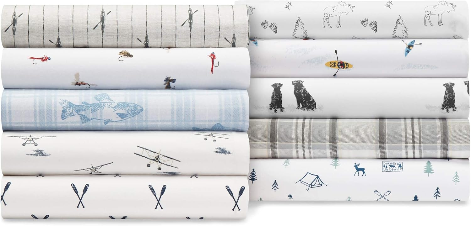 Eddie Bauer Twin XL Sheet Set - 100 Cotton Percale