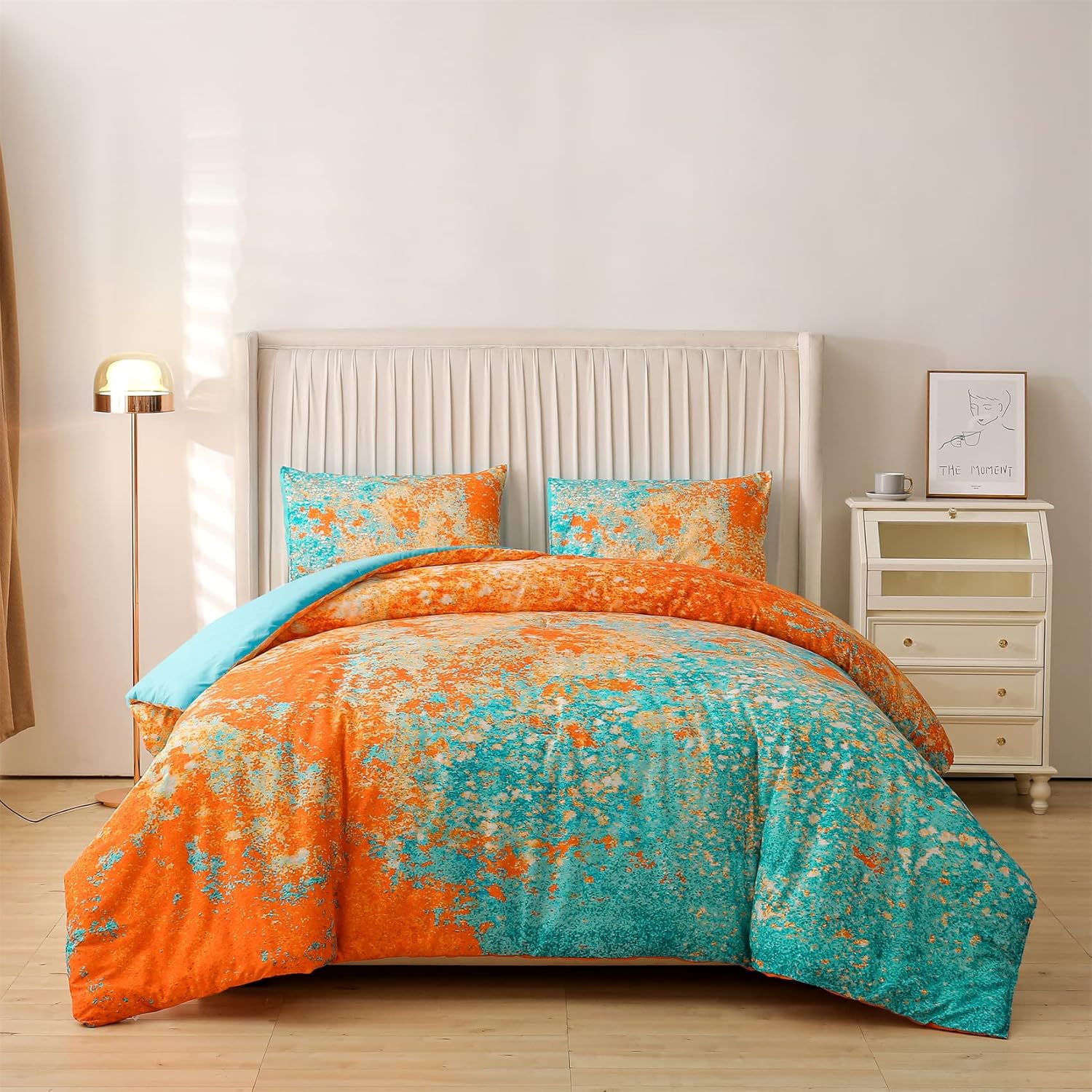Aimuan Abstract Blue Comforter Set for Kids Teen 1