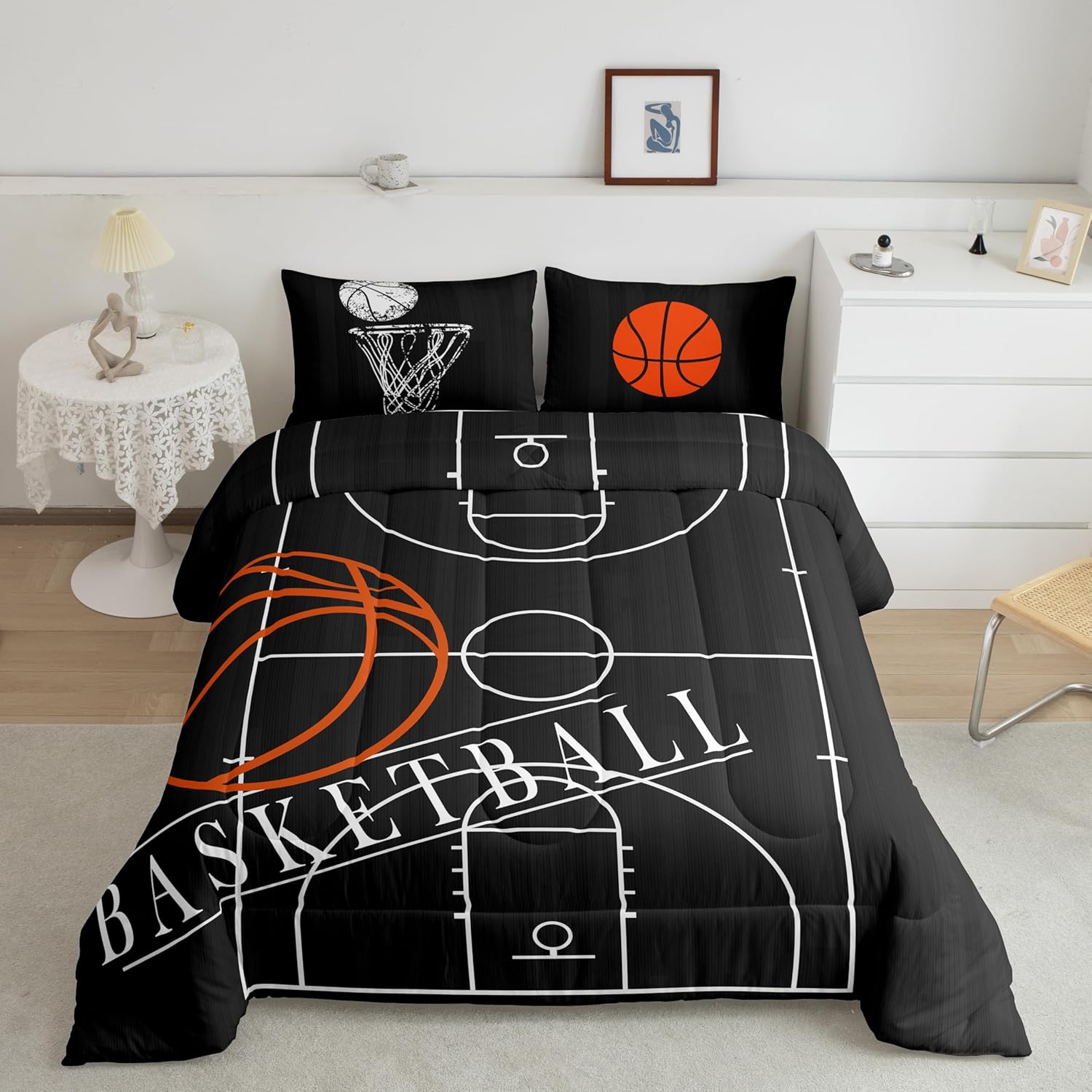 Erosebridal Boys Basketball Comforter Set
