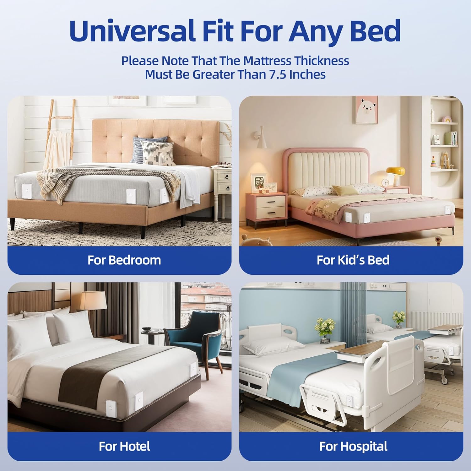 TMVAP Heavy Duty Sheet Locks for All Mattress Sizes