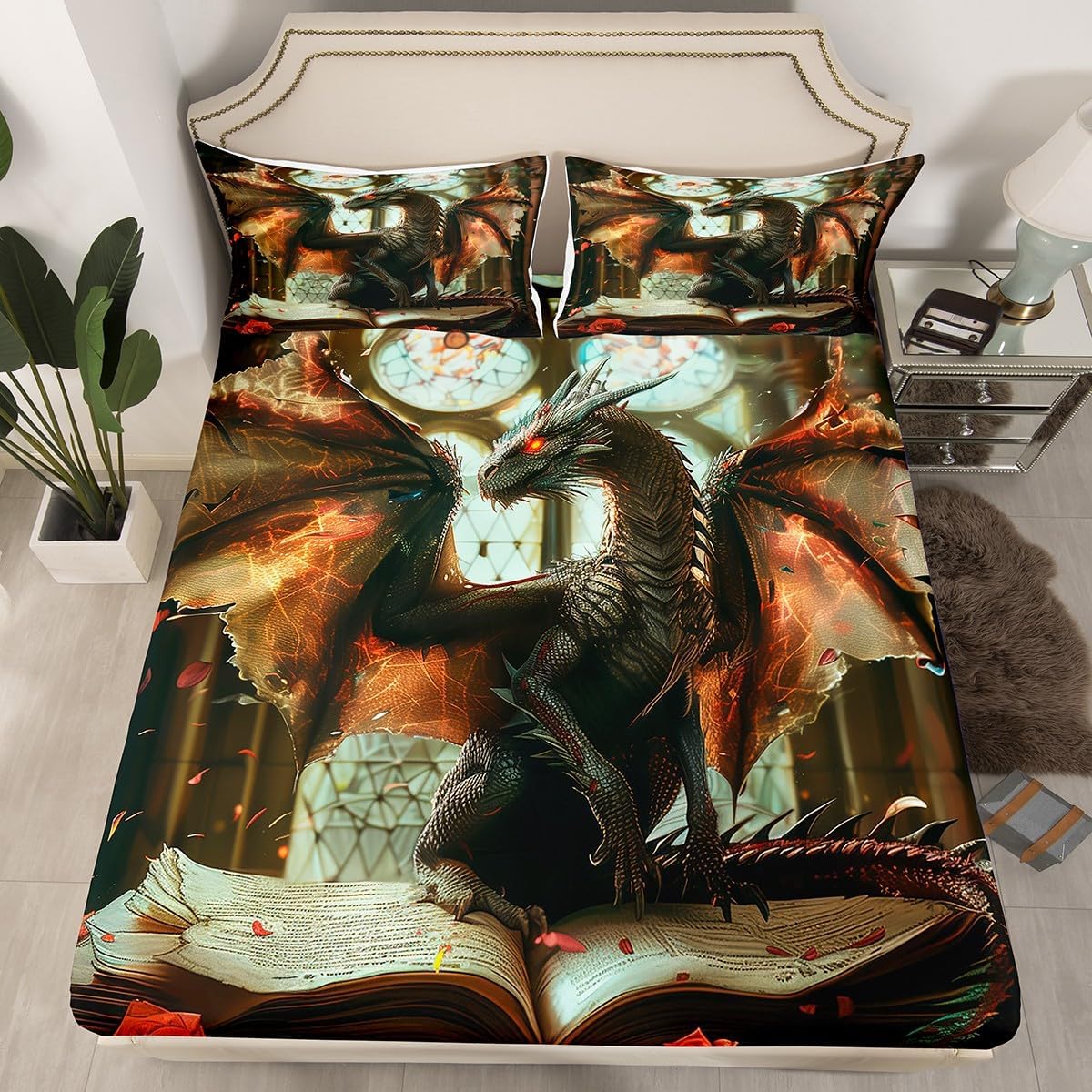 Manfei Gothic Dragon Kids Sheet Set 3pcs
