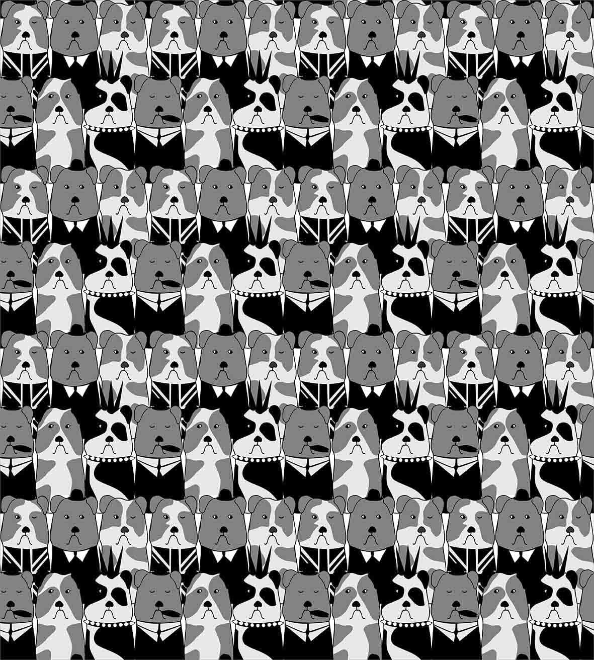 Ambesonne Bulldog Duvet Cover Set Twin Size 1