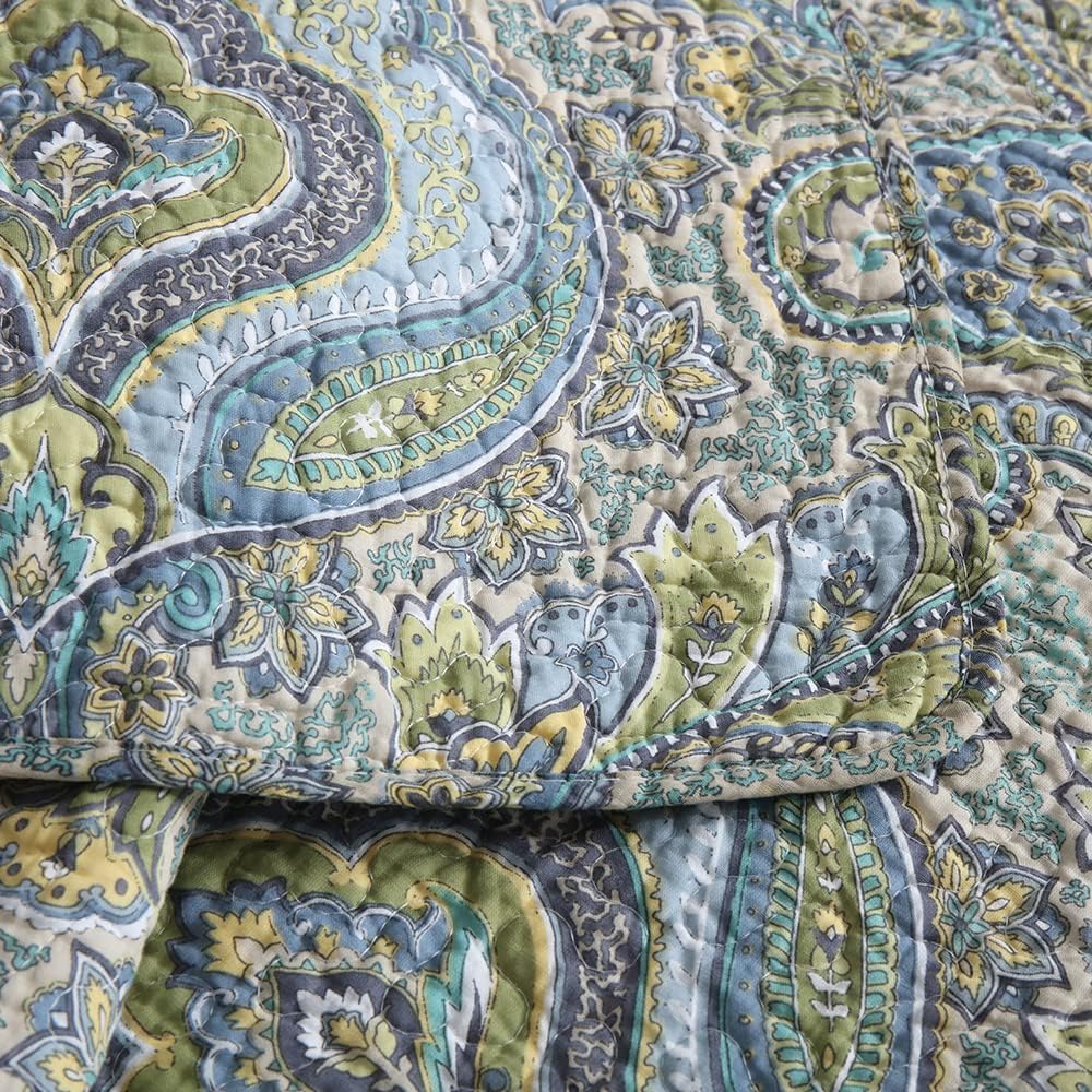 Autumn Dream Cotton Quilt Set 3-Piece King Size