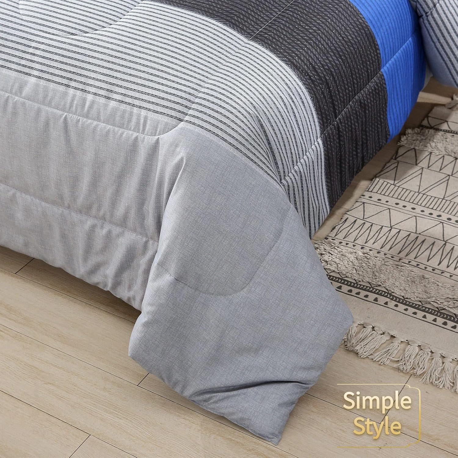 PERFEMET Olive Green Queen Comforter Set 3 Pieces 1