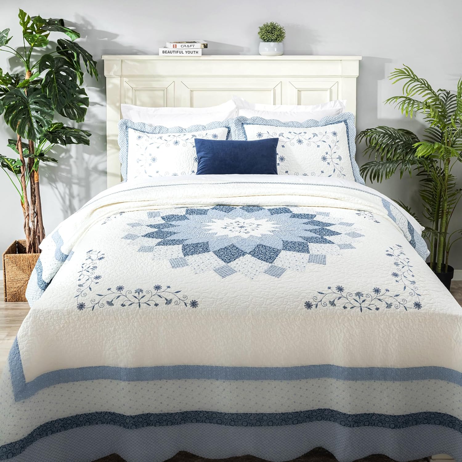 ELEGANT LIFE HOME All-Season Cotton Quilt Set